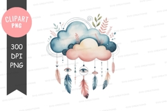 Dreamcatcher cloud clipart png Product Image 1