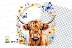 Whimsical highland cow Product Image 1