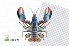 Colorful lobster clipart Product Image 1