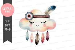 Dreamcatcher cloud clipart png Product Image 1