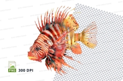 Vibrant lionfish clipart Product Image 1