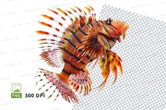 Vibrant lionfish clipart Product Image 1