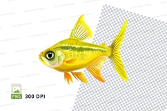 Yellow fish clipart Product Image 1