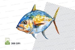 Colorful fish clipart png Product Image 1