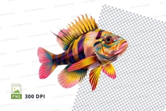Colorful fish clipart png Product Image 1
