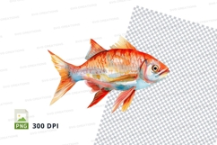 Vibrant fish clipart png Product Image 1