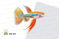 Colorful fish clipart png Product Image 1