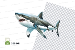 Great white shark clipart png Product Image 1