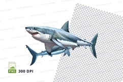 Great white shark clipart png Product Image 1