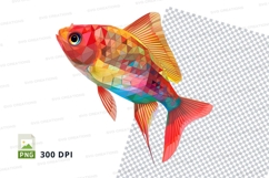 Colorful fish clipart png Product Image 1