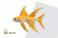 Golden fish clipart png Product Image 1