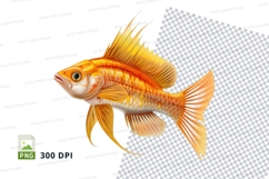 Vibrant fish clipart png Product Image 1