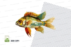 Colorful fish clipart png Product Image 1