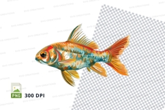 Colorful fish clipart png Product Image 1