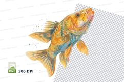 Colorful fish clipart png Product Image 1