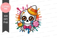 Sugar skull with candy Product Image 1