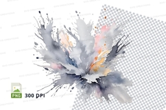 Abstract splash clipart png Product Image 1