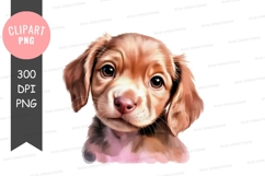 Cute puppy clipart png Product Image 1
