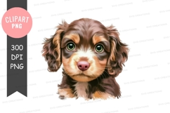 Cute puppy clipart png Product Image 1