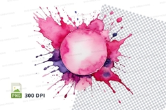 Watercolor splash clipart Product Image 1