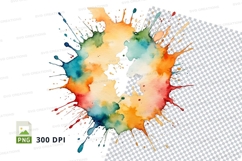 Colorful paint splash Product Image 1