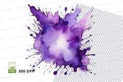 Purple paint splash Product Image 1