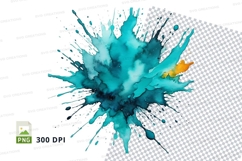 Abstract watercolor splash Product Image 1