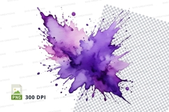 Purple paint splatter Product Image 1