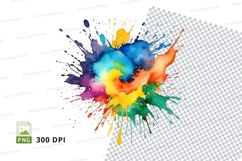 Green paint splatter Product Image 1