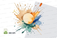 Abstract paint splatter Product Image 1