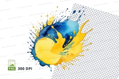 Vibrant paint splash Product Image 1