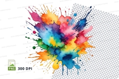 Vibrant paint splash Product Image 1