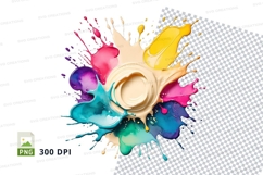 Vibrant paint splatter Product Image 1