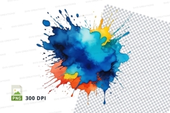 Vibrant paint splash Product Image 1