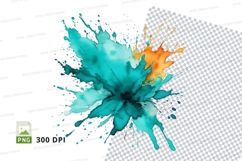 Colorful paint splash Product Image 1