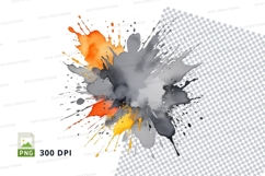 Colorful paint splatter Product Image 1