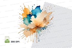 Abstract watercolor splash Product Image 1