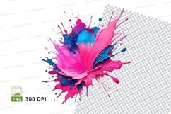 Colorful paint splash Product Image 1