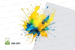 Vibrant paint splatter Product Image 1