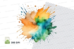 Colorful paint splatter Product Image 1