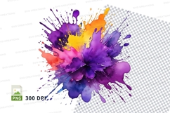 Colorful paint splash Product Image 1