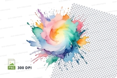 Colorful paint splash Product Image 1