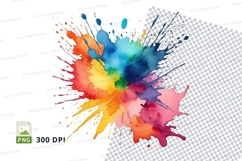 Colorful splash of paint Product Image 1