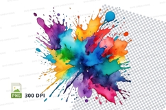 Colorful paint splash Product Image 1