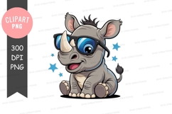 Cool rhino clipart png Product Image 1