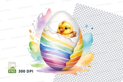Easter chick emerging from egg Product Image 1