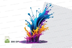 Vibrant paint splash Product Image 1