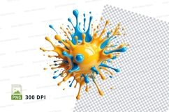 Splattered paint clipart Product Image 1