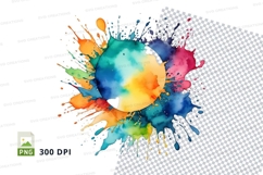 Colorful paint splash Product Image 1