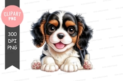 Cute puppy clipart png Product Image 1